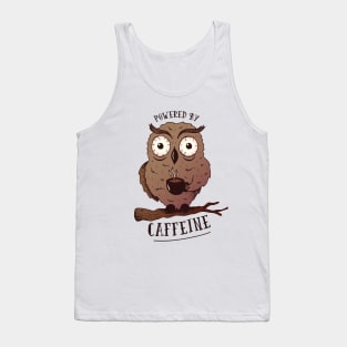 Caffeine Owl Tank Top